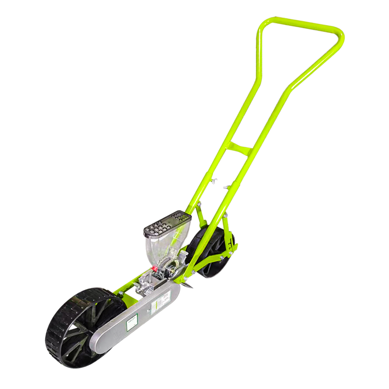 V08-1 गार्डन सीडर सिंगल रो डुअल सीडिंग हैंड पुश वेजिटेबल सीडर