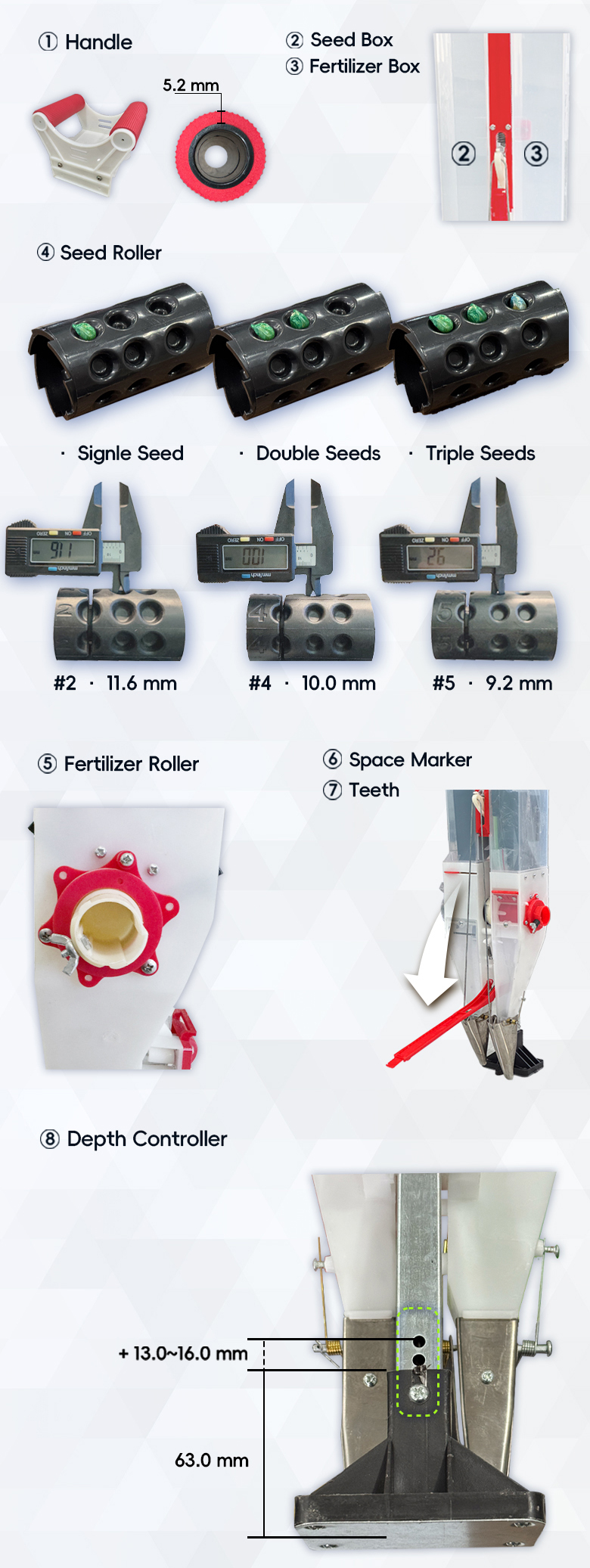 jab planter spare parts